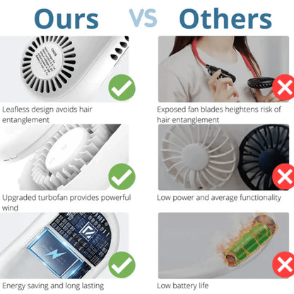 Rechargeable Neck Fan