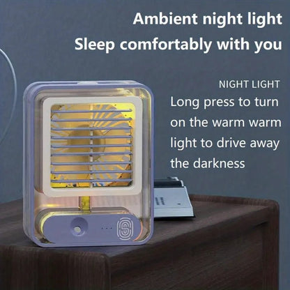 Usb Operated Desktop Spray Fan